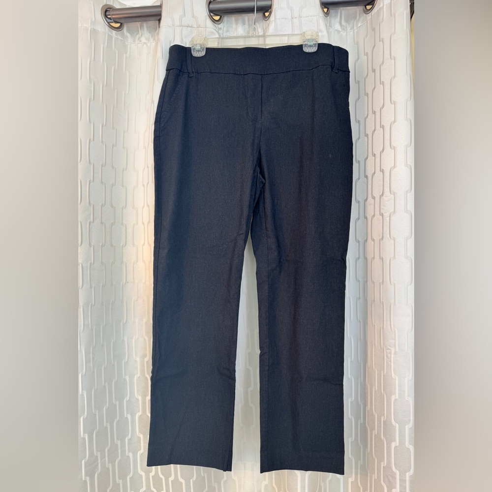Womens Prescott  Straight-Legged Grey Dress Pants- Size 16p